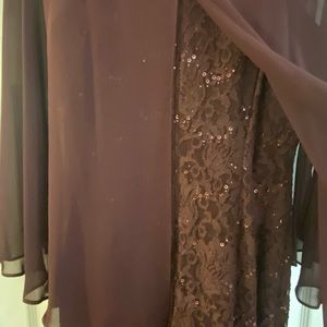 Burgundy gown  SIZE 13